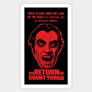 The Return of Count Yorga Sticker